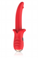 Vibromasseur Rouge Ultra-Souple KISS – USK-V35 Coeur Ardent