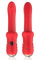 Vibromasseur Rouge Ultra-Souple KISS – USK-V35 Coeur Ardent