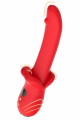 Vibromasseur Rouge Ultra-Souple KISS – USK-V35 Coeur Ardent
