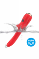 Vibromasseur Rouge Ultra-Souple KISS – USK-V35 Coeur Ardent