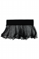 Mini Jupe Transparente Résille Large Noir Sofia Be lily Mode