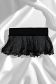 Mini Jupe Transparente Résille Large Noir Sofia Be lily Mode