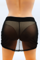 Jupe Transparente Résille Maya Noire Be lily Mode