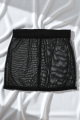 Jupe Transparente Résille Maya Noire Be lily Mode