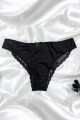 Culotte Dentelle Nœud Satin Noir Be Lily Panties