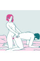 Share Lite - Gode à double extrémité - Bleu