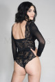 Body String Manches Longues Dentelle et Voile