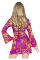 Robe Sexy Hippie 60's Flashy