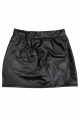 Mini Jupe Noir Simili Cuir Mat Sifia Be lily Mode