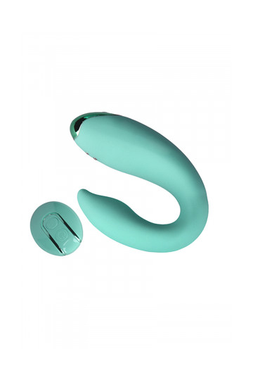 Vibro Télécdommandé pour Couple PleasureBerry Vert