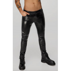 Pantalon Long Snake wetlook Effet Serpent