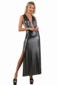 Robe Longue Noir Irisé Décolleté dos nu