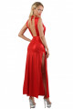 Robe Longue Rouge Irisé Décolleté dos nu