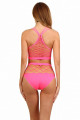 Ensemble Top et Culotte Sexy Rose Grande Résille