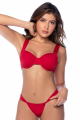 Bikini Rouge avec Armatures - MAL67117RED