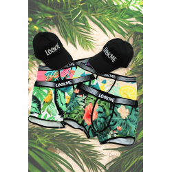 Pack de 4 BoxerLookMe et 2 Casquettes Offertes