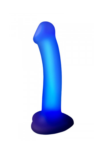 Dildo lumineux violet - Strap-On-Me