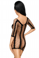 Robe Lingerie Noire Sans Couture