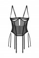 Corset Seins Nus Sexy Chic Noir Euphori
