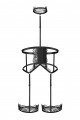 Harnais Ouvert Jarretelles Sexy Hersis Noir