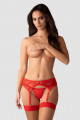 Porte Jarretelles Rouge Aliosa Obsessive