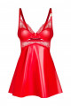 Nuisette et String Rouges Aliosa 