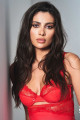 Nuisette et String Rouges Aliosa 