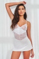 Nuisette et String Blancs Alissium