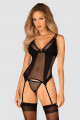Guêpière et String Nesari Noir