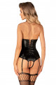 Corset Guêpière et Culotte Ouverte Fetish Viranes