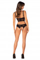 Ensemble Ouvert Seins Bus Chic Amoria Noir