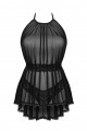  Nuisette Glamour Transparente et son String Serafia