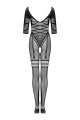 Combi Bodystocking Effet Body Lacé