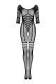 Combi Bodystocking Effet Body Lacé
