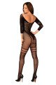 Combi Bodystocking Effet Body Lacé