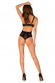 Body Coquin Ouvert Chic Amoria Noir