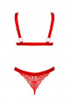 Ensemble Sexy 2 Pièces Elianes Rouge