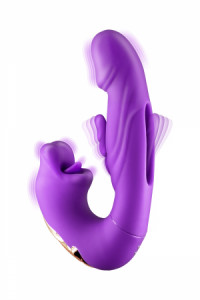 Vibro Rabbit 3-en-1 Kissy Violet Yoba