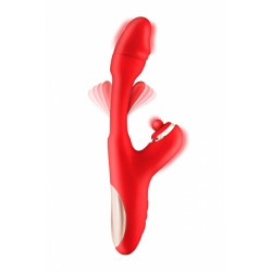 Vibromasseur Rabbit 3-en-1 Joyfully Rouge