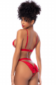 Ensemble HoT 2 Pièces Bonnets Ouverts Seins Nus et Nœuds Mapalé