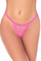Nuisette Babydoll Ouverte Déshabillé Décolleté Plongeant String Dentelle Rose Mapalé