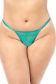 Nuisette Babydoll Sexy Grande Taille Dentelle Extensible String Assorti Turquoise Mapalé