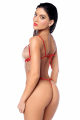Ensemble Sexy à Franges en Strass Scintillants 2 Pièces Mapalé