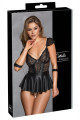 Ensemble Nuisette String Ouvert Fetish 3 Pièces COTTELLI