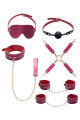 Ensemble Fetish SM Rose 7 Pièces Bad Kitty