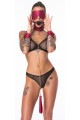 Ensemble Fetish SM Rose 7 Pièces Bad Kitty