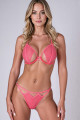 Ensemble Rose Semi Ouvert Resilque Passion lingerie
