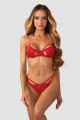 Ensemble Lingerie Ouverte Rouge Matildea Obsessive