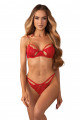 Ensemble Lingerie Ouverte Rouge Matildea Obsessive