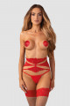 Porte Jarretelles Rouge Matildea Obsessive